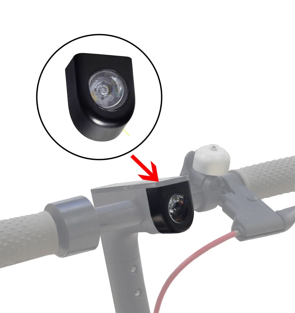 Framlampa/Lins – Xiaomi Mi Electric Scooter 1S/Lite
